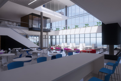 Architect Rendering of Student Center