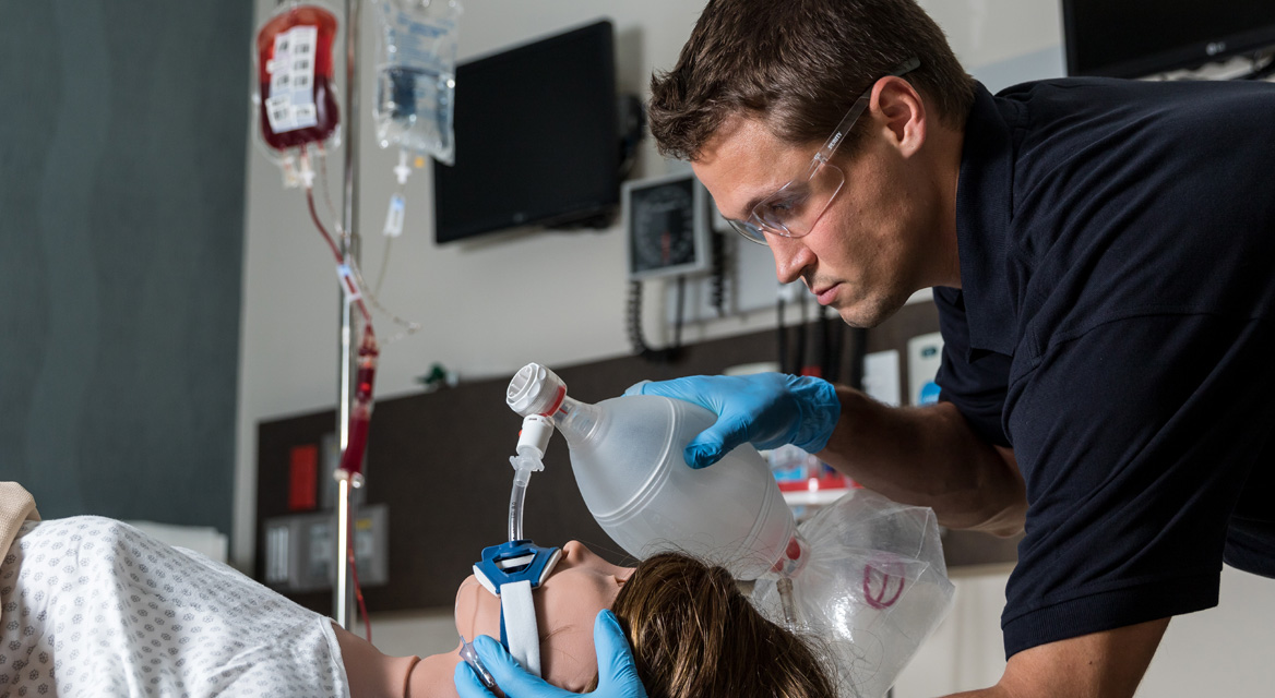Paramedic student at Kirkwood Community College