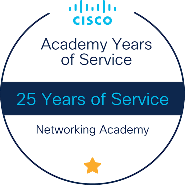 Cisco 25 Years of Service for Networking Academy